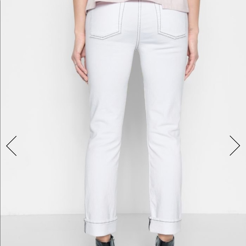 7 for all mankind white high waist Dylan size 27 - Picture 4 of 7